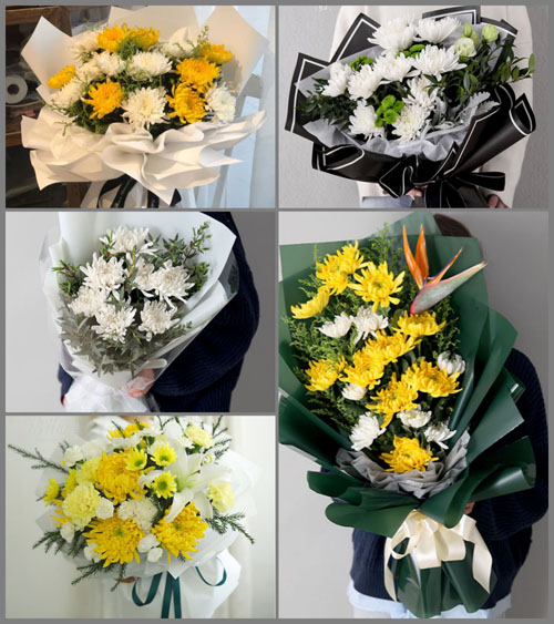 北京房山区城关街道府东里社区白事花束代送